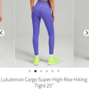 Lululemon Charged Indigo Cargo Tights